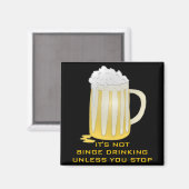 BINDDRINKEN MAGNET (Vorderseite/Rückseite)