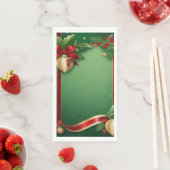 Binde aus Houx-Papier Serviette (Beispiel)