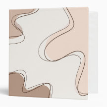 Bindemittel mit niedlichem braunem Motiv