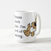 Binden Sie bitte Louder. Ich höre schwer. Kaffeetasse (VorderseiteRechts)