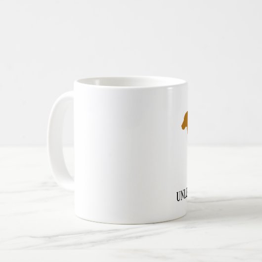 BINDEN SIE DAS VIZSLA LOS KAFFEETASSE (Vorderseite Links)