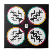 Bindende Keramik für Erfolg und Wohlstand Fliese (Vorderseite)