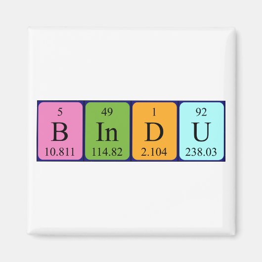 Bindender Periodenmagnet Magnet (Vorne)