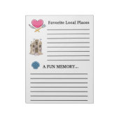 Binder Gästebuch, Urlaub, etc. Note Pad Notizblock (Rotiert)