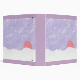 Binder mit Sunset-Design 3,8 Cm Ordner