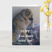 Binder voll mit Typ Geburtstag Karte (Gelbe Blume)