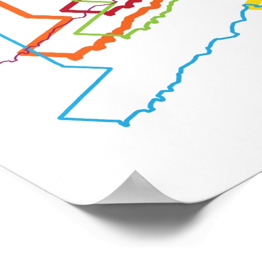 Bindestrich Poster (Ecke)