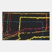 Bindestrich Rechteckiger Aufkleber (Vorderseite)