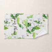 Bindete weiße Blume Badhandtuch Set (Handtuch)