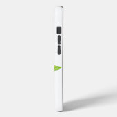 Bindete weiße Blume Case-Mate iPhone Hülle (Rückseite / Links)