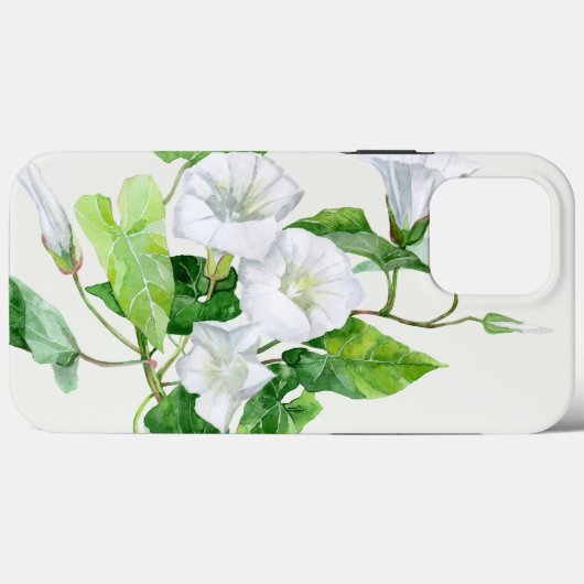 Bindete weiße Blume Case-Mate iPhone Hülle (Rückseite (Horizontal))