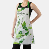 Bindete weiße Blume Schürze (InSitu)