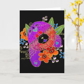 BINDI Chow-Chow Karten (Gelbe Blume)