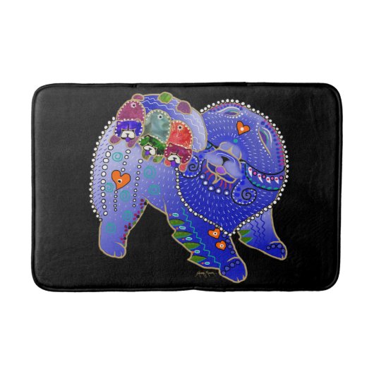 Bindi Chow Streu - horizontal - Kiste oder Bademat Badematte (Vorderseite)