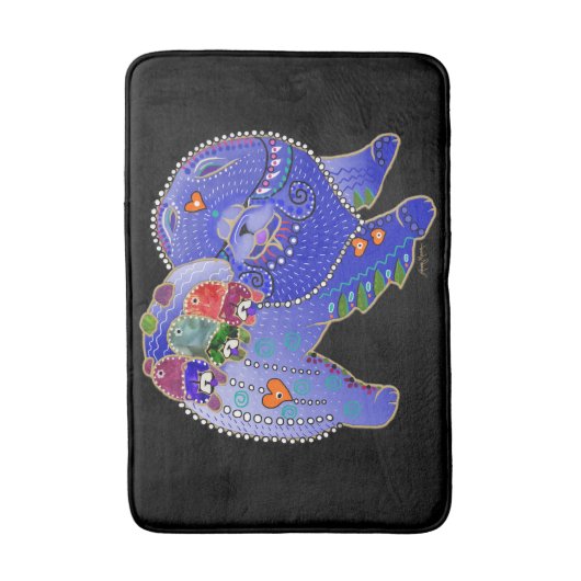 Bindi Chow Streu - horizontal - Kiste oder Bademat Badematte (Vorderseite Vertikal)