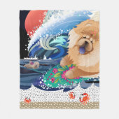 BINDI CHOWABUNGA - Chow Fleece/Stranddecke Fleecedecke (Vorderseite)