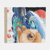 BINDI CHOWABUNGA - Chow Fleece/Stranddecke Fleecedecke (Vorderseite (Horizontal))