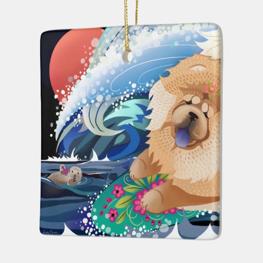 BINDI CHOWABUNGA Chow Keramikornament (Links)