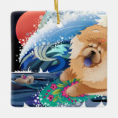 BINDI CHOWABUNGA Chow Keramikornament (Vorderseite)