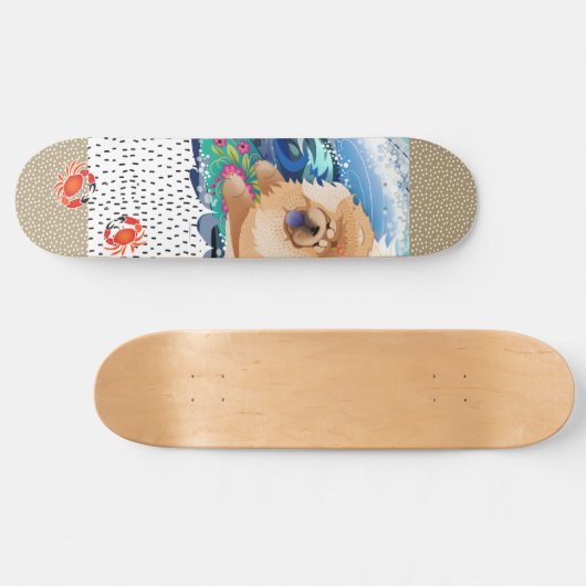 BINDI CHOWABUNGA - Chow Skateboarddeck/Räder wähle Skateboard (Horizontal)