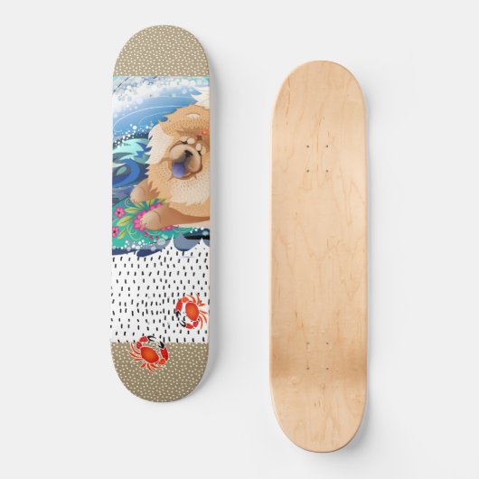 BINDI CHOWABUNGA - Chow Skateboarddeck/Räder wähle Skateboard (Vorderseite)