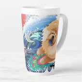 BINDI CHOWABUNGA mit Text- und Latte-Tasse Milchtasse (Rechte Ecke)