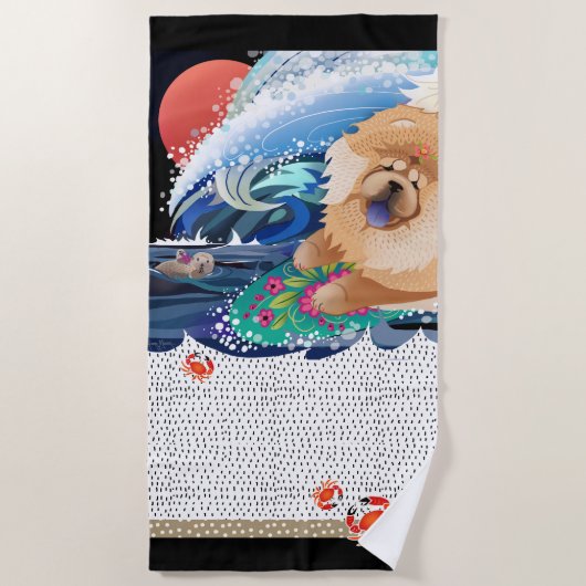 BINDI CHOWABUNGA - Strandtuch (Vorderseite)