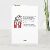 BINDI CHOWLIDAY-Karten Karte (Rückseite)