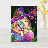 BINDI CHOWLIDAY-Karten Karte (Gelbe Blume)