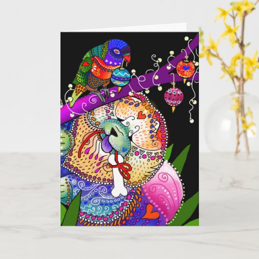 BINDI CHOWLIDAY-Karten Karte (Gelbe Blume)