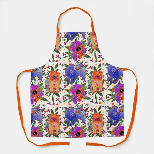 BINDI CHOWS - Schürze für den Gesamtdruck (Vorderseite)