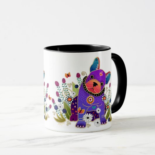 BINDI FRENCHIE- Kaffee-Tasse französischer Tasse (VorderseiteRechts)