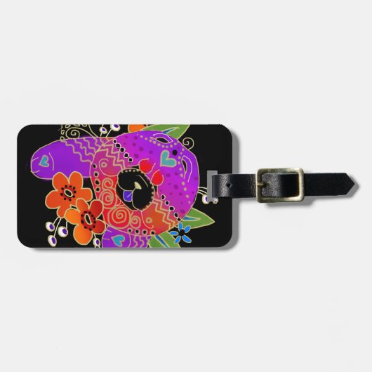 BINDI-Gepäckanhänger Gepäckanhänger (Vorderseite horizontal)