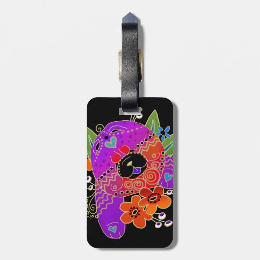 BINDI-Gepäckanhänger Gepäckanhänger (Rückseite vertikal)