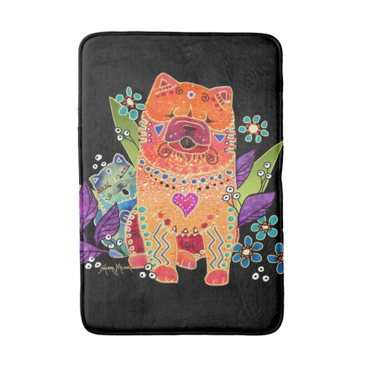 Bindi glatter Chow-Chow vertikale Kiste oder Badematte (Vorderseite Vertikal)