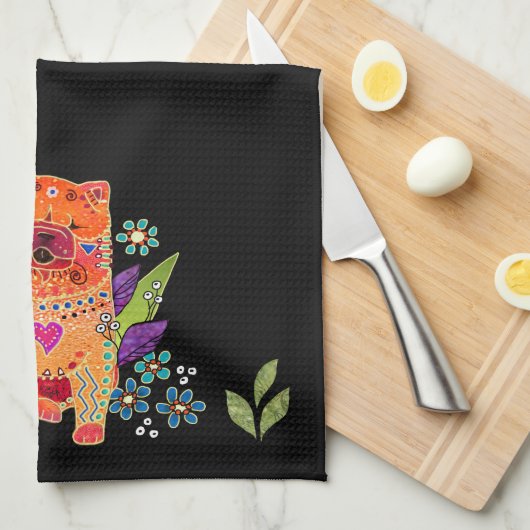 BINDI glattes Küchentuch (Viertel Falte)