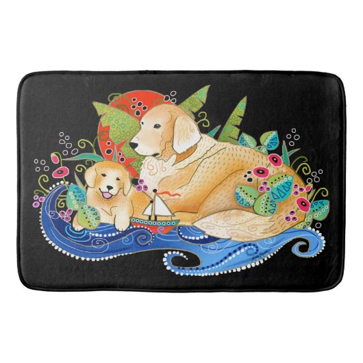 BINDI GOLDEN RETRIEVER BADEMATTE (Vorderseite)