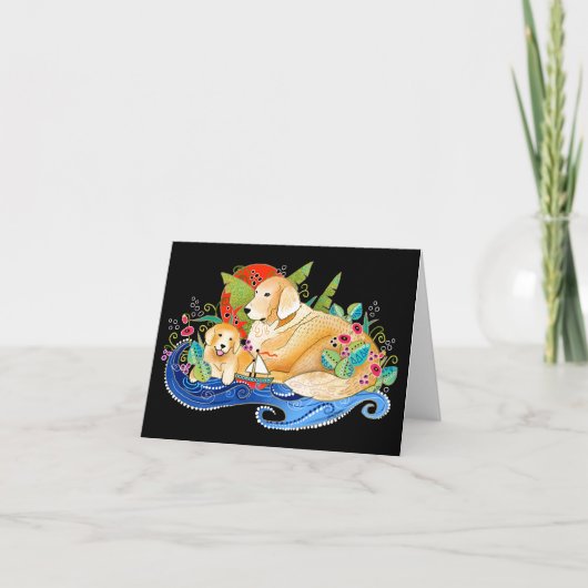 BINDI GOLDEN RETRIEVER KARTE (Vorderseite)