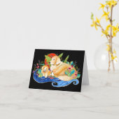 BINDI GOLDEN RETRIEVER KARTE (Gelbe Blume)