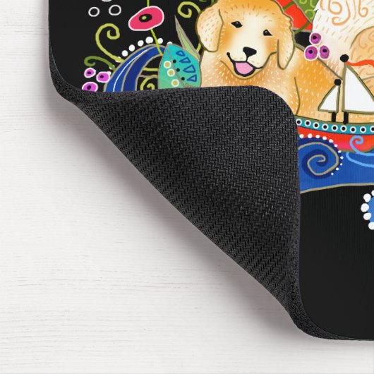 BINDI GOLDEN RETRIEVER MOUSEPAD (Ecke)