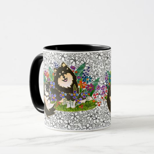 BINDI LAPPY Finnisch Lapphund 11 OZ TASSE (Vorderseite Links)