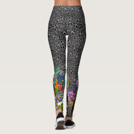 BINDI LAPPY Finnische Lapphund Designer-Leggings Leggings (Rückseite)