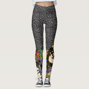 BINDI LAPPY finnische Lapphund Designer-Leggings Leggings