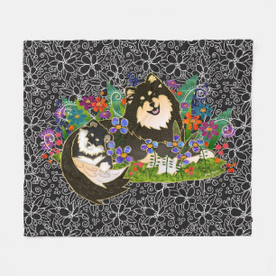 BINDI LAPPY - Finnische Lapphund Fleecedecken Fleecedecke