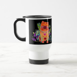 BINDI machen Chow-Chow Reise-Tasse glatt Reisebecher