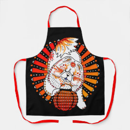 BINDI MI TANG Chow All-over Print Schürze