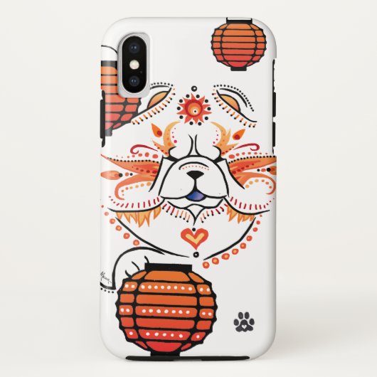 BINDI MI TANG Chow - IPHONE X case (Rückseite)