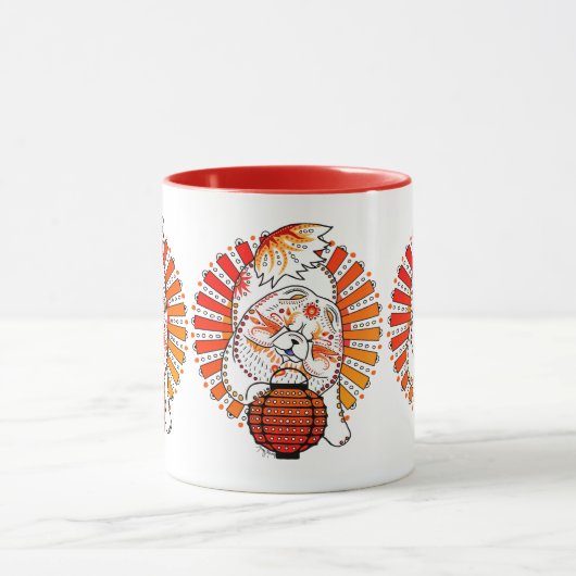 BINDI MI TANG - Chow - Jahr der Hunde-Tasse Tasse (Zentrum)