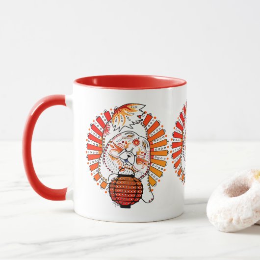 BINDI MI TANG - Chow - Jahr der Hunde-Tasse Tasse (Mit Donut)