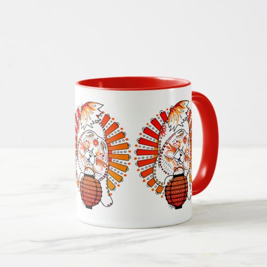 BINDI MI TANG - Chow - Jahr der Hunde-Tasse Tasse (VorderseiteRechts)